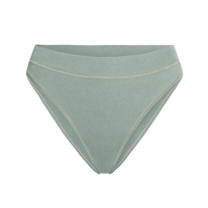 COTTON JERSEY CHEEKY TANGA | MINERAL