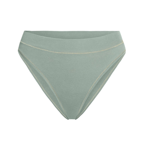 COTTON JERSEY CHEEKY TANGA | MINERAL