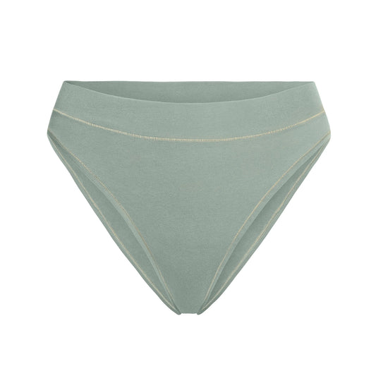 COTTON JERSEY CHEEKY TANGA | MINERAL