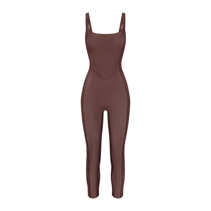 POWER MESH SHAPEWEAR CATSUIT | COCOA