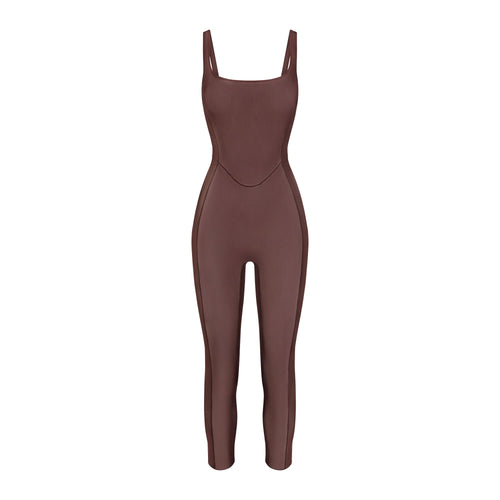 POWER MESH SHAPEWEAR CATSUIT | COCOA