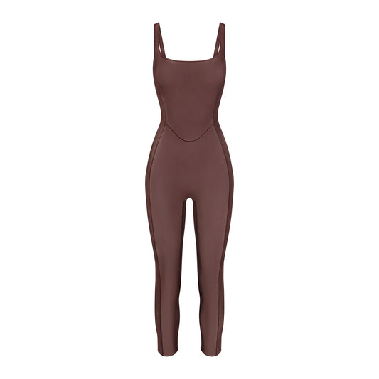 POWER MESH SHAPEWEAR CATSUIT | COCOA