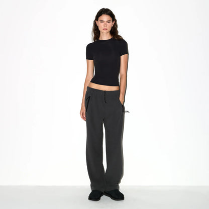 OUTDOOR FLEECE STRAIGHT LEG PANT | ASH