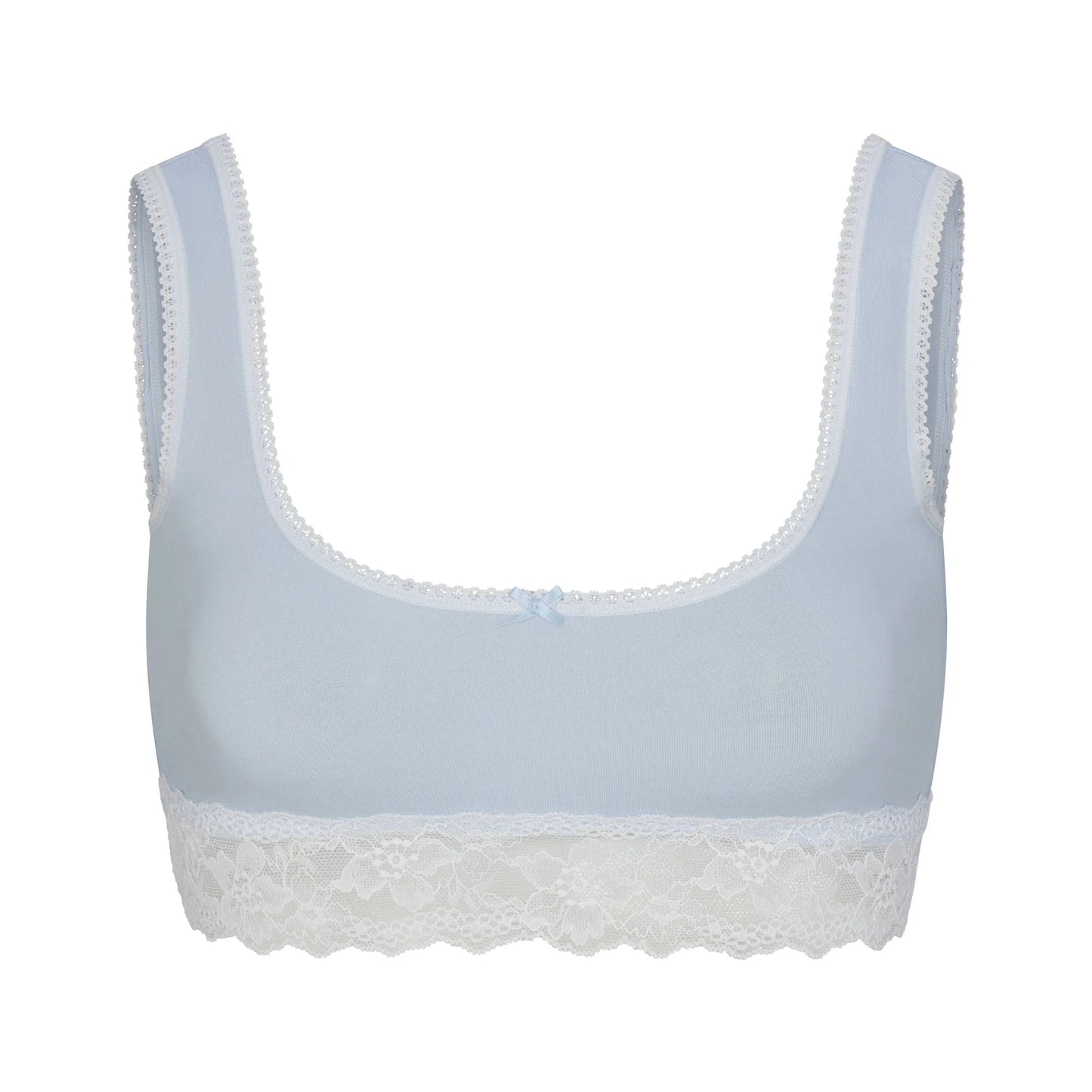 LIGHTWEIGHT COTTON LACE SCOOP BRALETTE | AIRSPACE