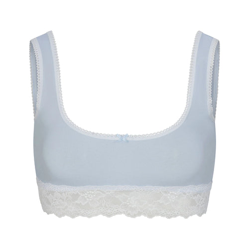 LIGHTWEIGHT COTTON LACE SCOOP BRALETTE | AIRSPACE