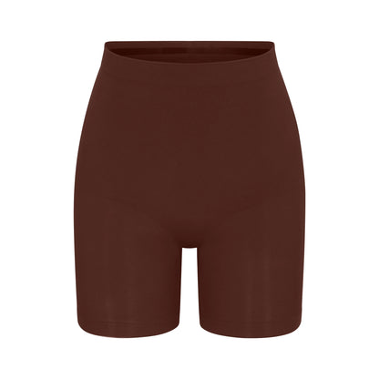SEAMLESS SCULPT MID THIGH SHORT | COCOA