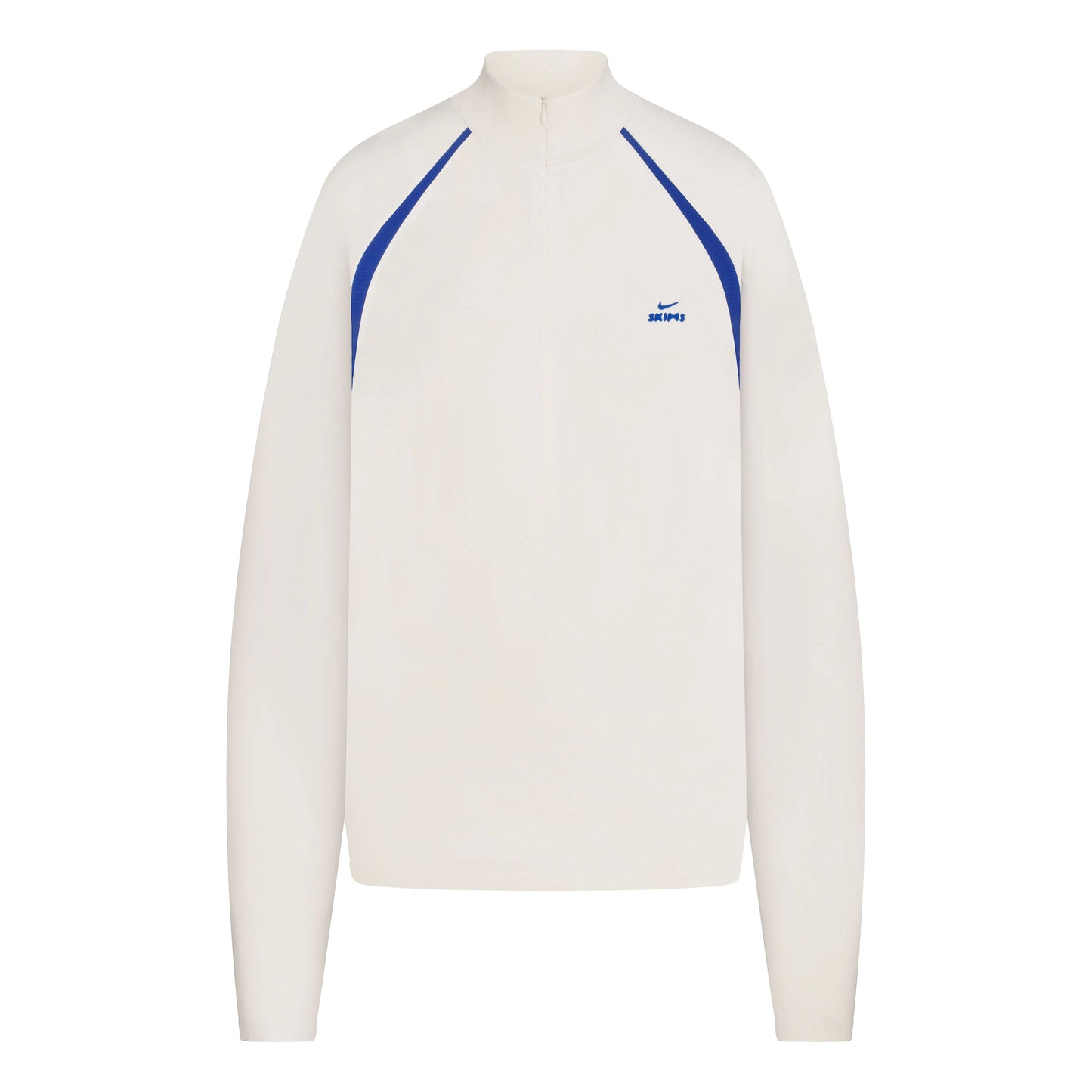 NikeSKIMS STRETCH KNIT LONG SLEEVE HALF ZIP | IVORY
