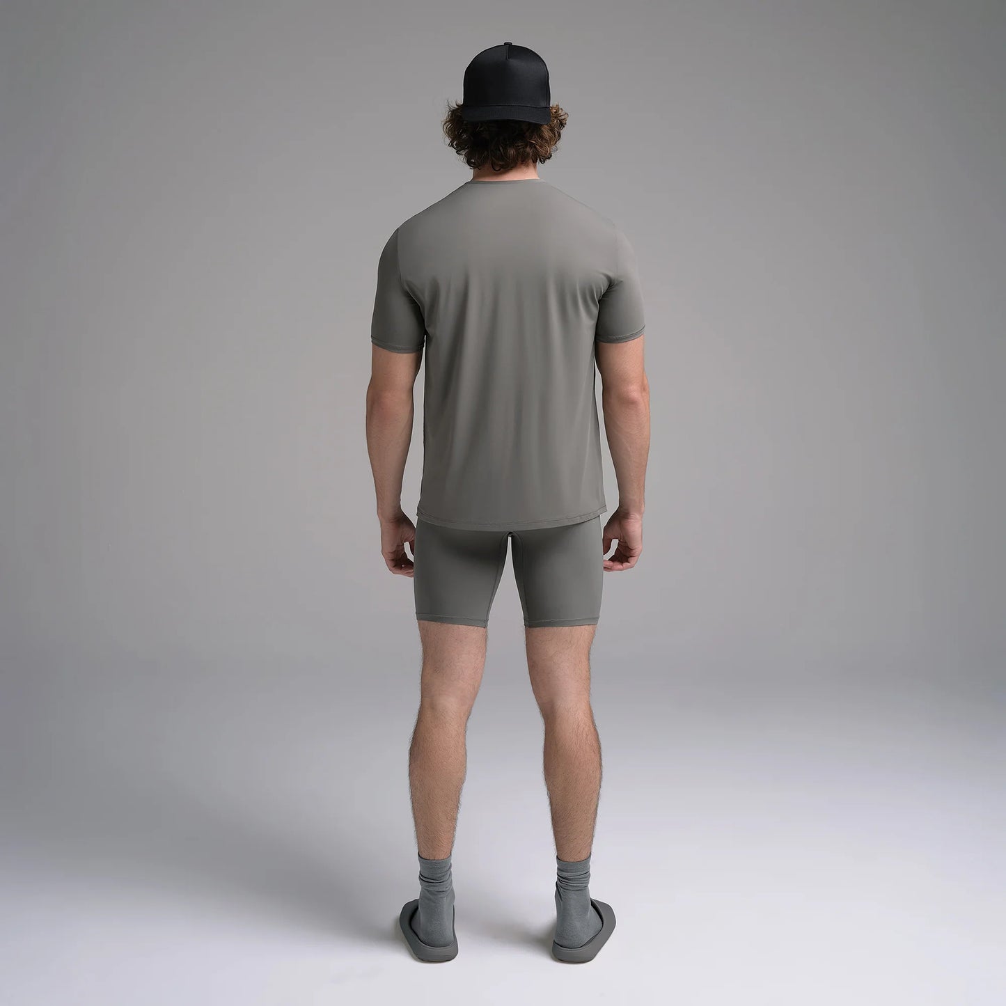 SKIMS FLEX MENS T-SHIRT | GUNMETAL