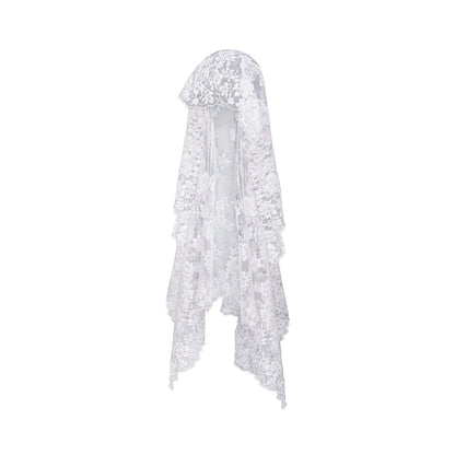 SKIMS LACE VEIL | SNOW