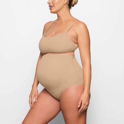 FITS EVERYBODY MATERNITY PUMPING SCOOP BRALETTE | CLAY