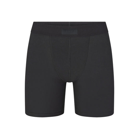 SKIMS COTTON MENS 5" BOXER BRIEF | ONYX