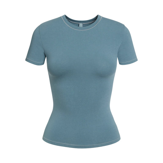 COTTON JERSEY T-SHIRT | KYANITE