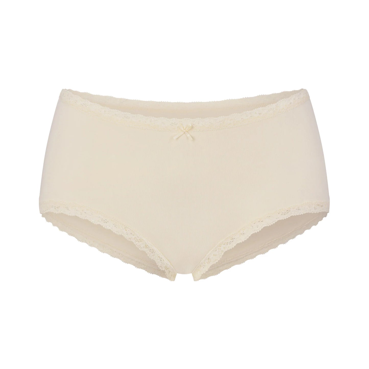 LIGHTWEIGHT COTTON LACE BOY SHORT | BUTTER TONAL