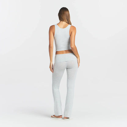 COTTON RIB TANK | LIGHT HEATHER GREY