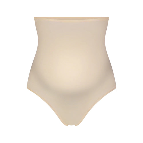 FITS EVERYBODY MATERNITY HIGH-WAISTED THONG | SAND