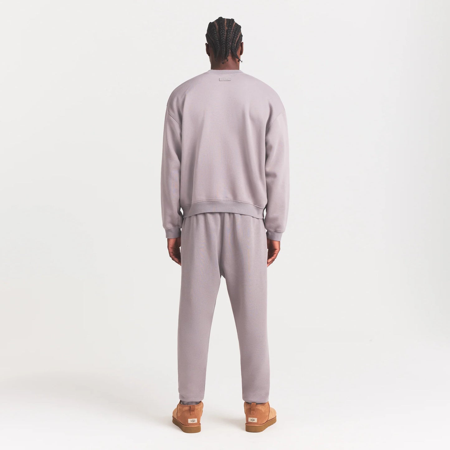 FLEECE LOUNGE MENS TAPERED JOGGER | SHADOW