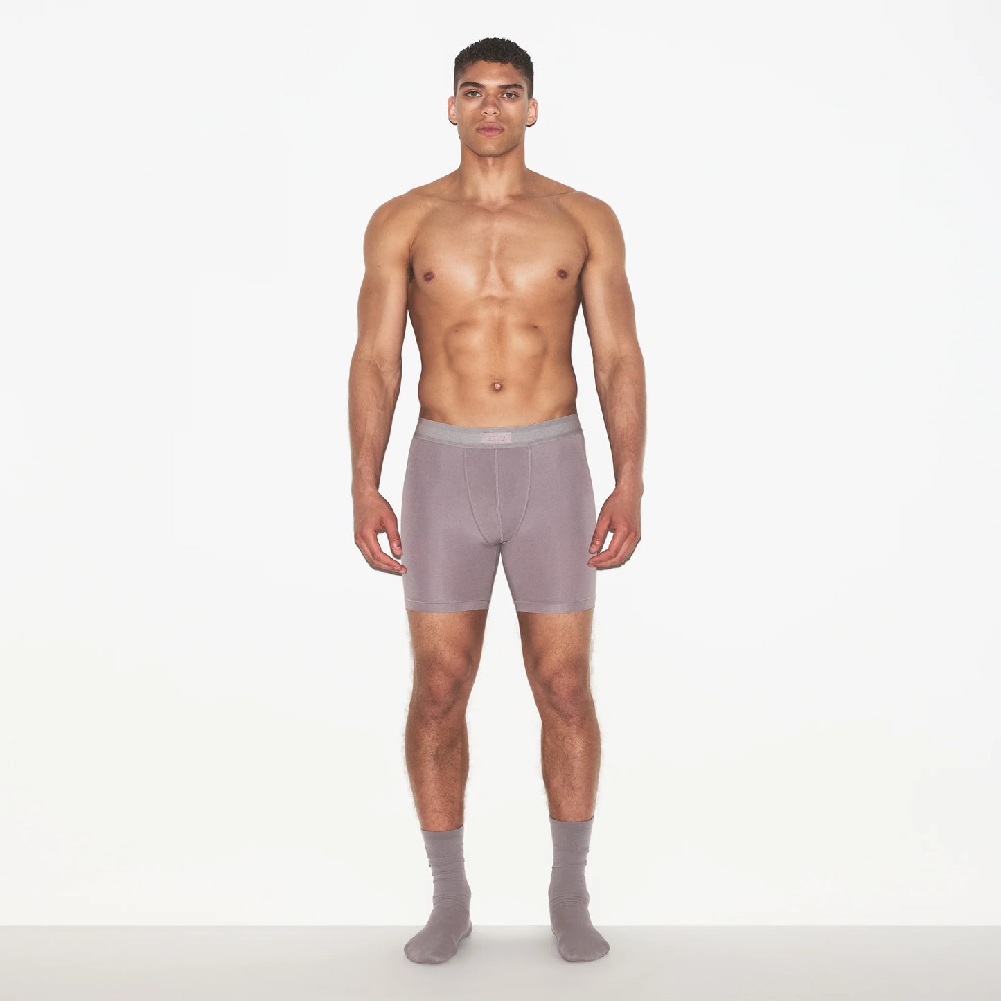 SKIMS COTTON MENS 5" BOXER BRIEF | ZINC