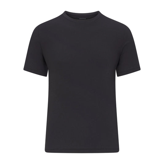 SKIMS COTTON RIB MENS T-SHIRT | ONYX