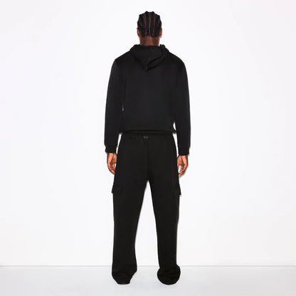 FLEECE LOUNGE MENS CLASSIC HOODIE | WASHED ONYX