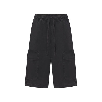 WOVEN MENS RELAXED CARGO SHORT | ONYX