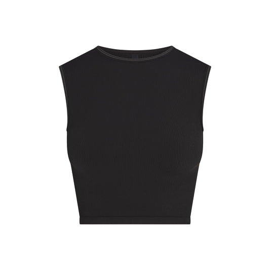 NikeSKIMS RIBBED SEAMLESS MUSCLE TANK | OBSIDIAN