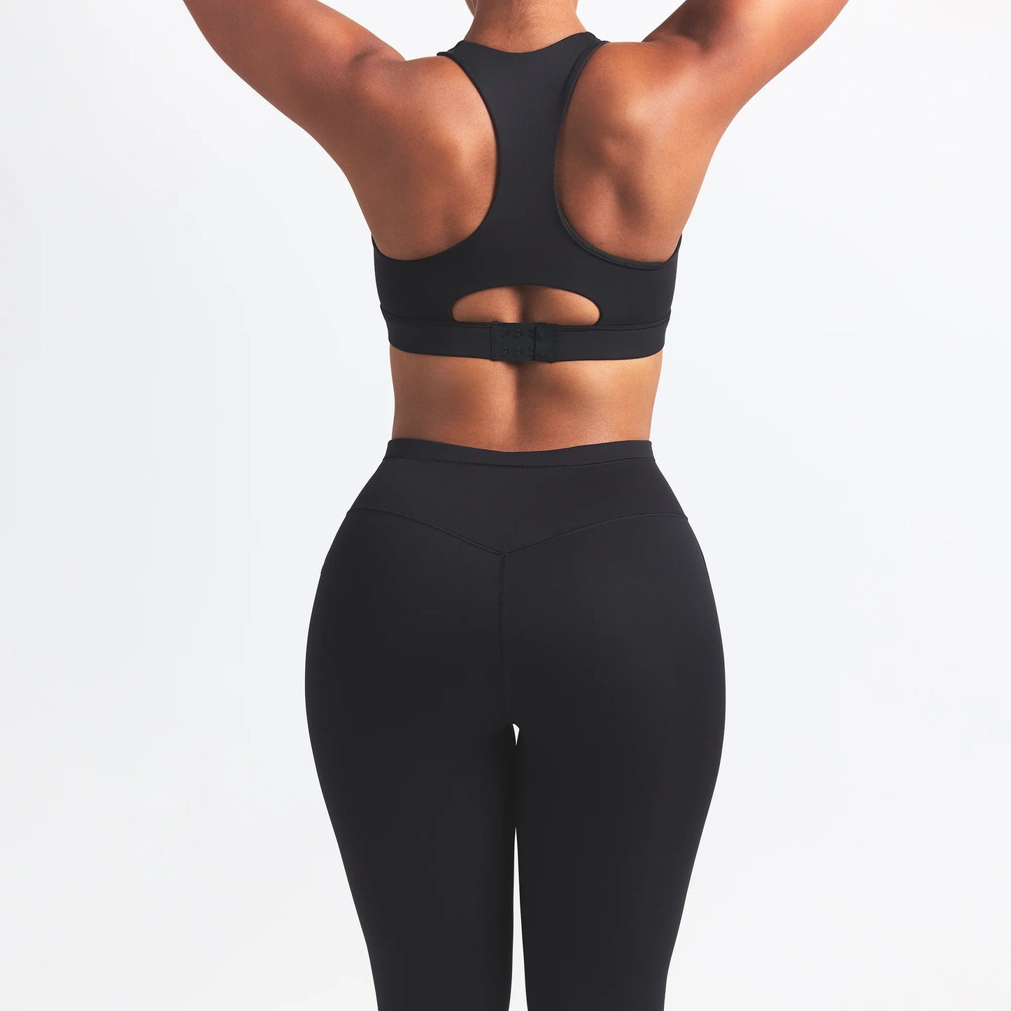 NikeSKIMS MATTE FOOTSIE GRIP LEGGING | OBSIDIAN