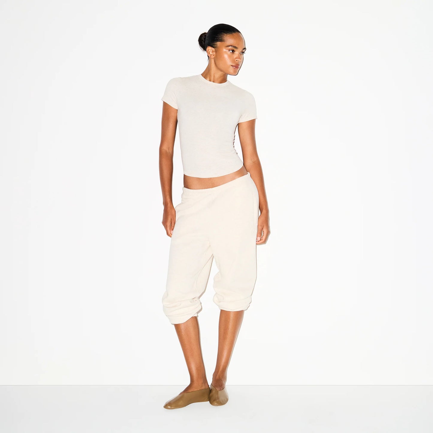 COTTON FLEECE CLASSIC JOGGER | OATMEAL HEATHER