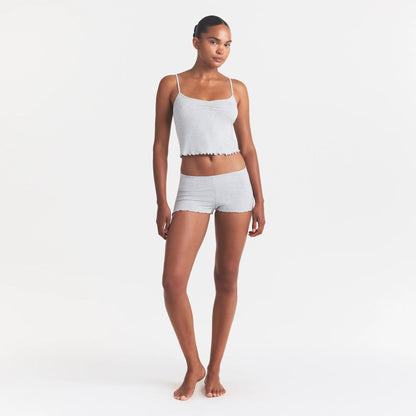 SKIMS SLEEP CAMI SET | LIGHT HEATHER GREY