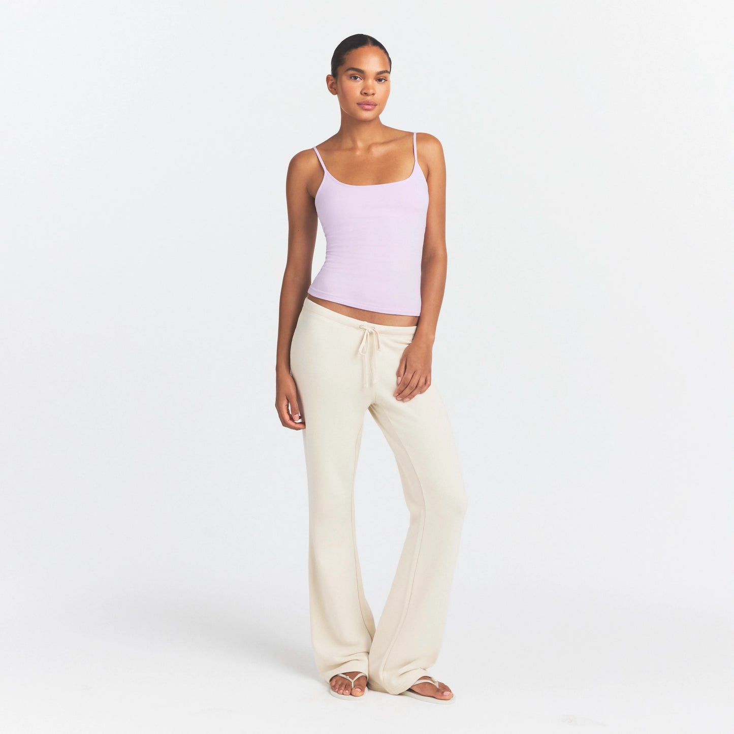 COTTON JERSEY SCOOP NECK CAMI | SUGAR PLUM