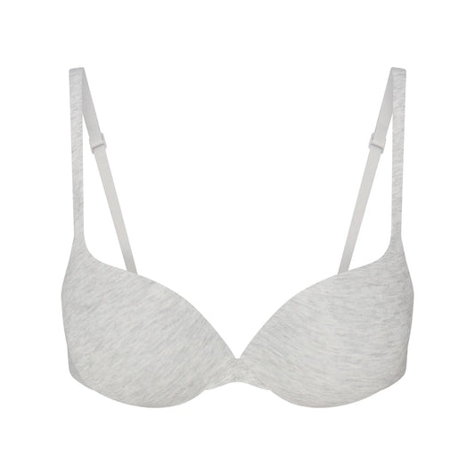 EVERYDAY COTTON ULTIMATE TEARDROP PUSH-UP BRA | LIGHT HEATHER GREY