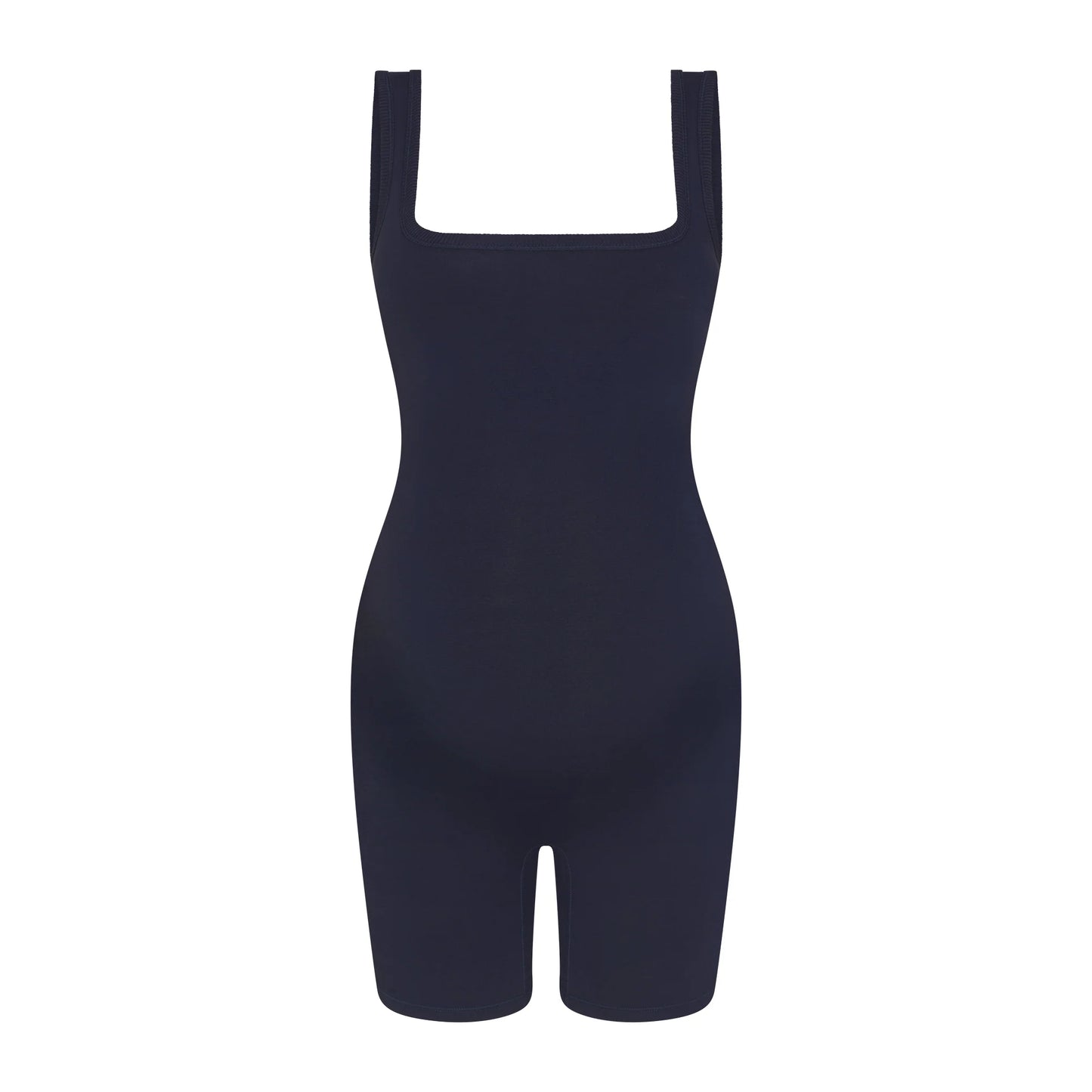 COTTON JERSEY MATERNITY ONESIE | NAVY