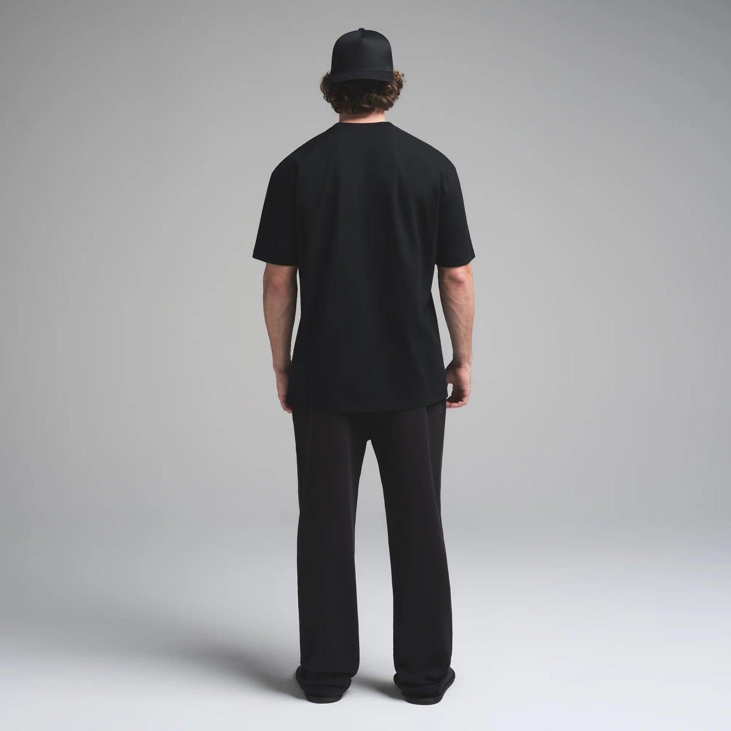 HEAVYWEIGHT COTTON MENS RELAXED T-SHIRT | OBSIDIAN