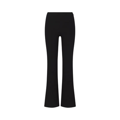 THE ESSENTIAL COLLECTION HIGH-WAISTED CROPPED KICK FLARE PANT | OBSIDIAN