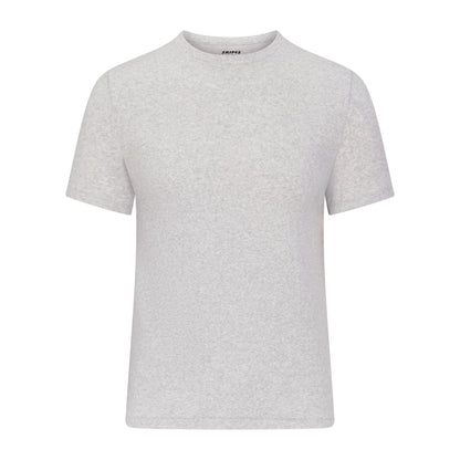 SKIMS COTTON RIB MENS T-SHIRT | LIGHT HEATHER GREY
