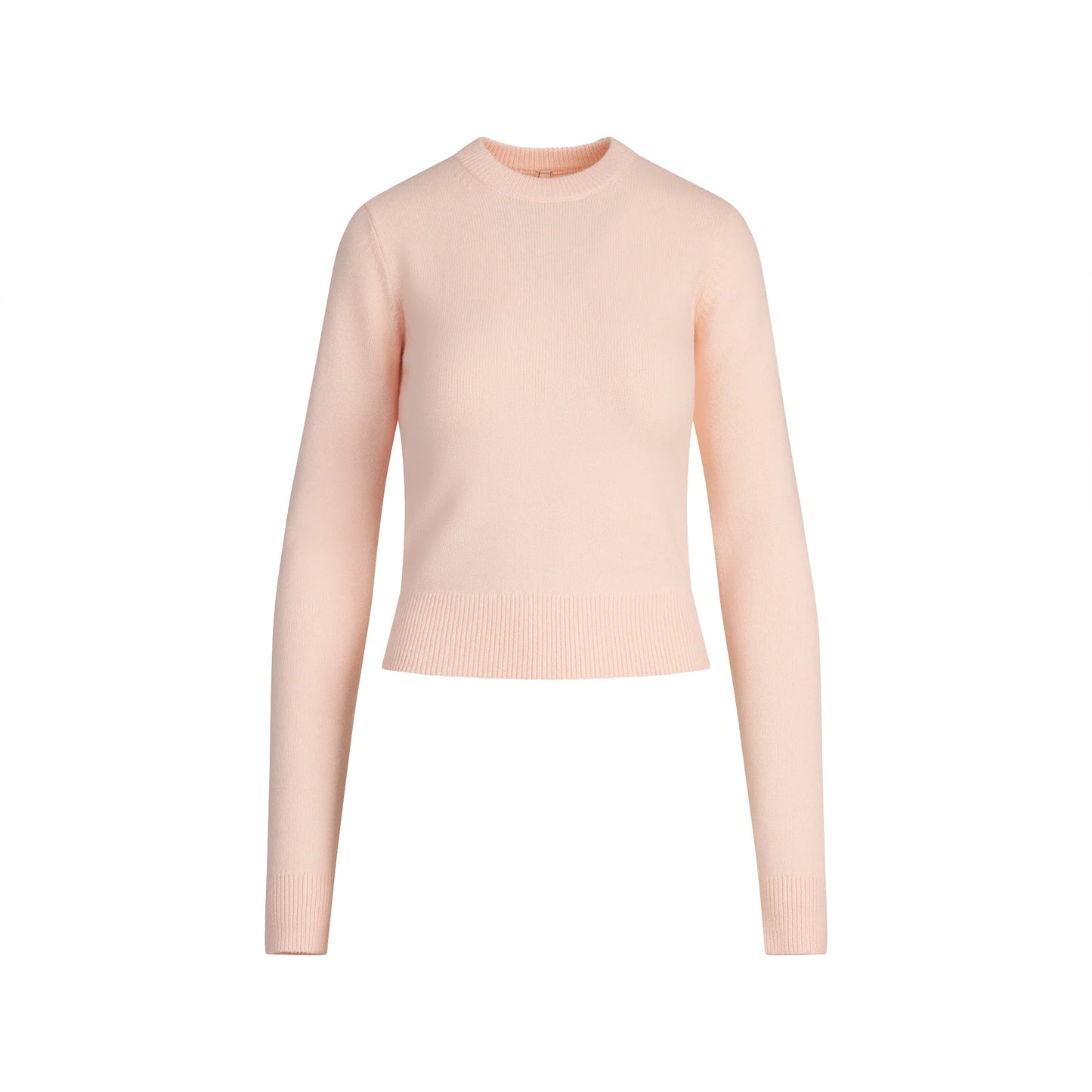 SWEATER KNITS RIBBED LONG SLEEVE FITTED CREW NECK | PRIMROSE