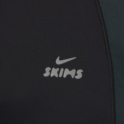 NikeSKIMS SHINE ZIP FRONT LONG ONE PIECE | OBSIDIAN AND DARK TEAL