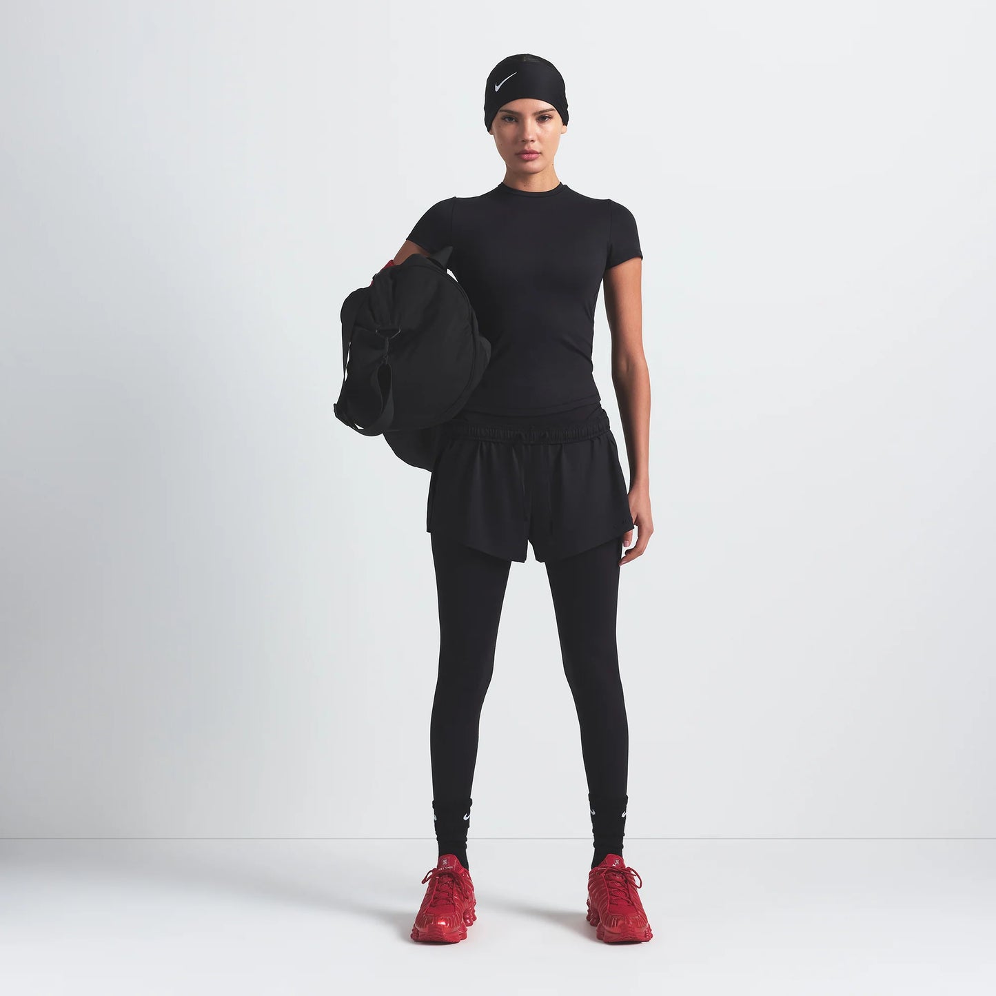 NikeSKIMS MATTE PADDED BABY T-SHIRT | OBSIDIAN