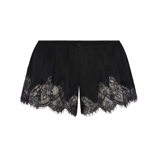 SILK LACE SHORT | ONYX