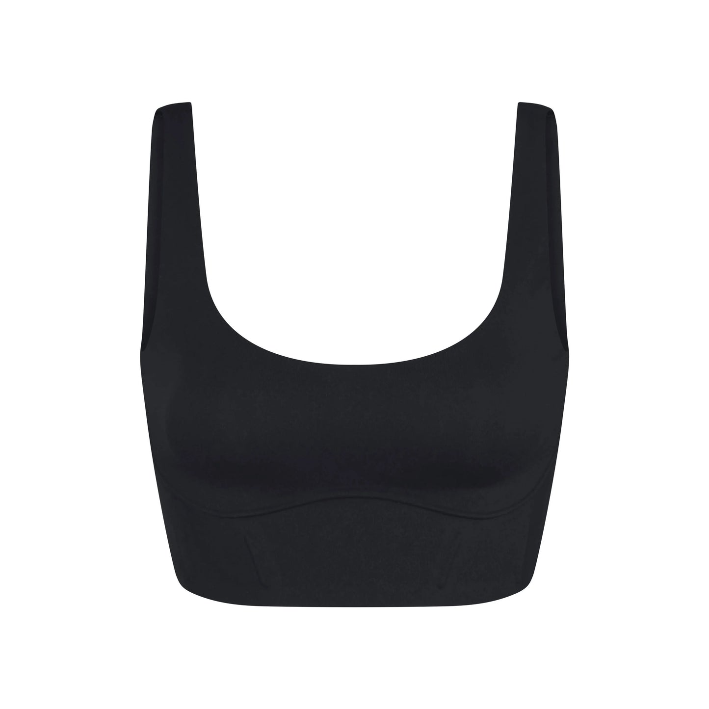NikeSKIMS MATTE LONGLINE CORSET BRA | OBSIDIAN