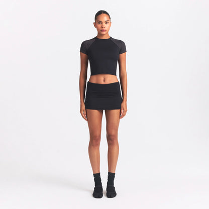 NikeSKIMS AIRY FOLDOVER SKORT | OBSIDIAN