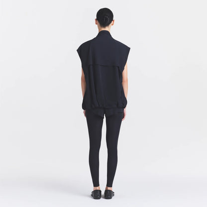 NikeSKIMS STRETCH NYLON OVERSIZED VEST | OBSIDIAN