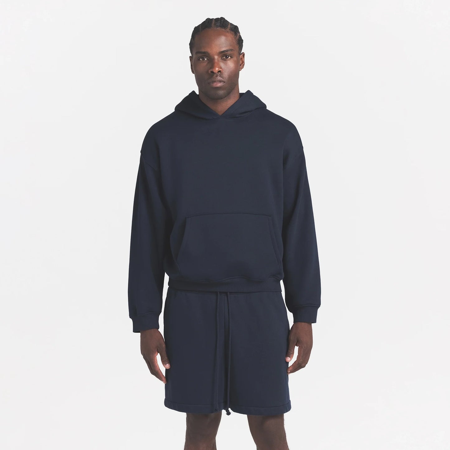 FLEECE LOUNGE MENS RELAXED SHORT | NAVY