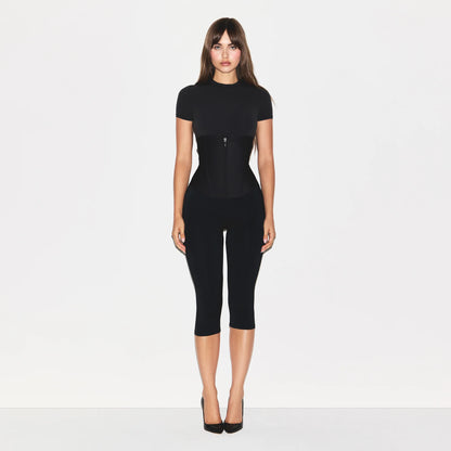SKIMS BODY CORE SCULPT WAIST CINCHER | ONYX