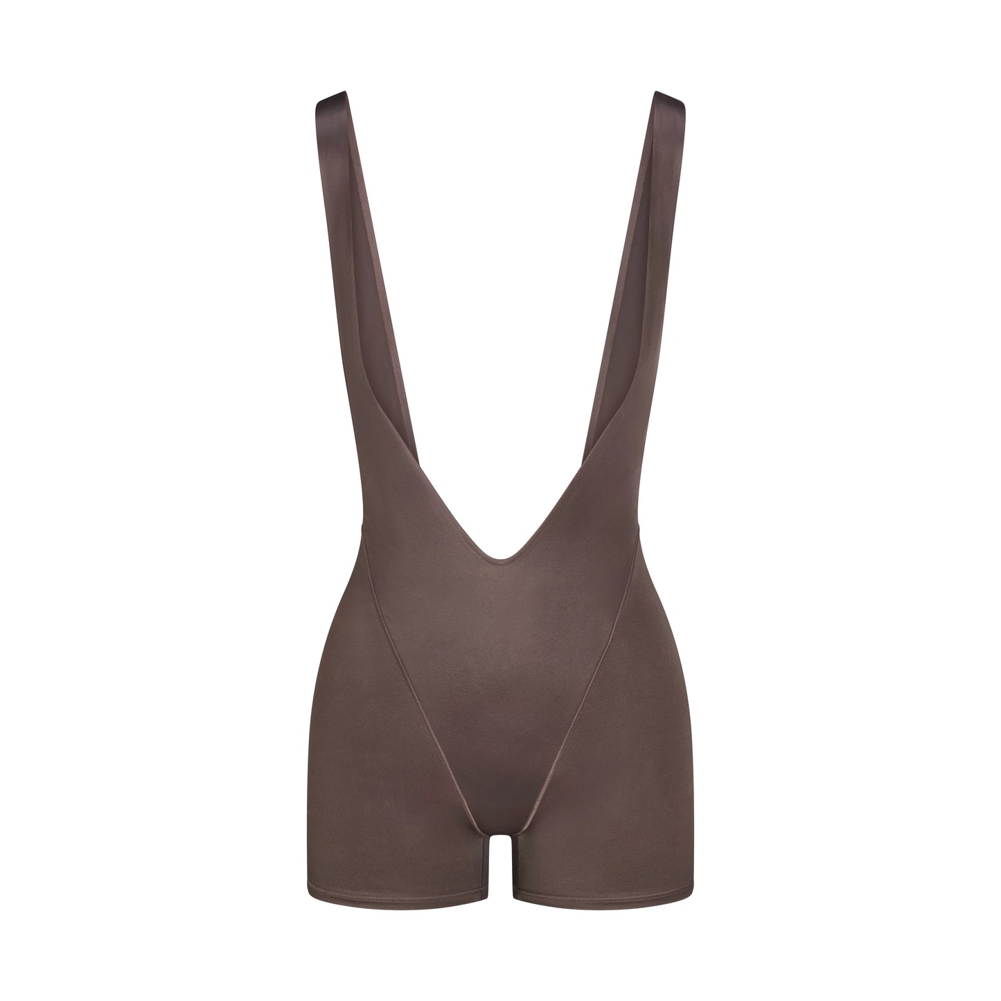 NikeSKIMS SATIN SHINE SUSPENDER 2.5" ONESIE | RESIN