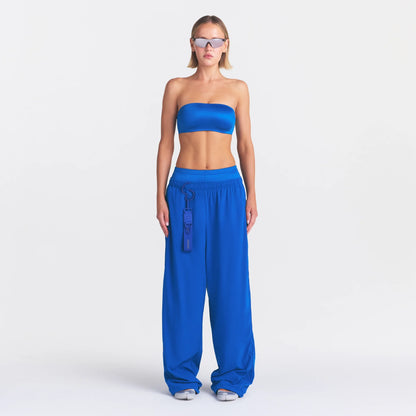 NikeSKIMS SATIN SHINE BANDEAU BRA | COBALT