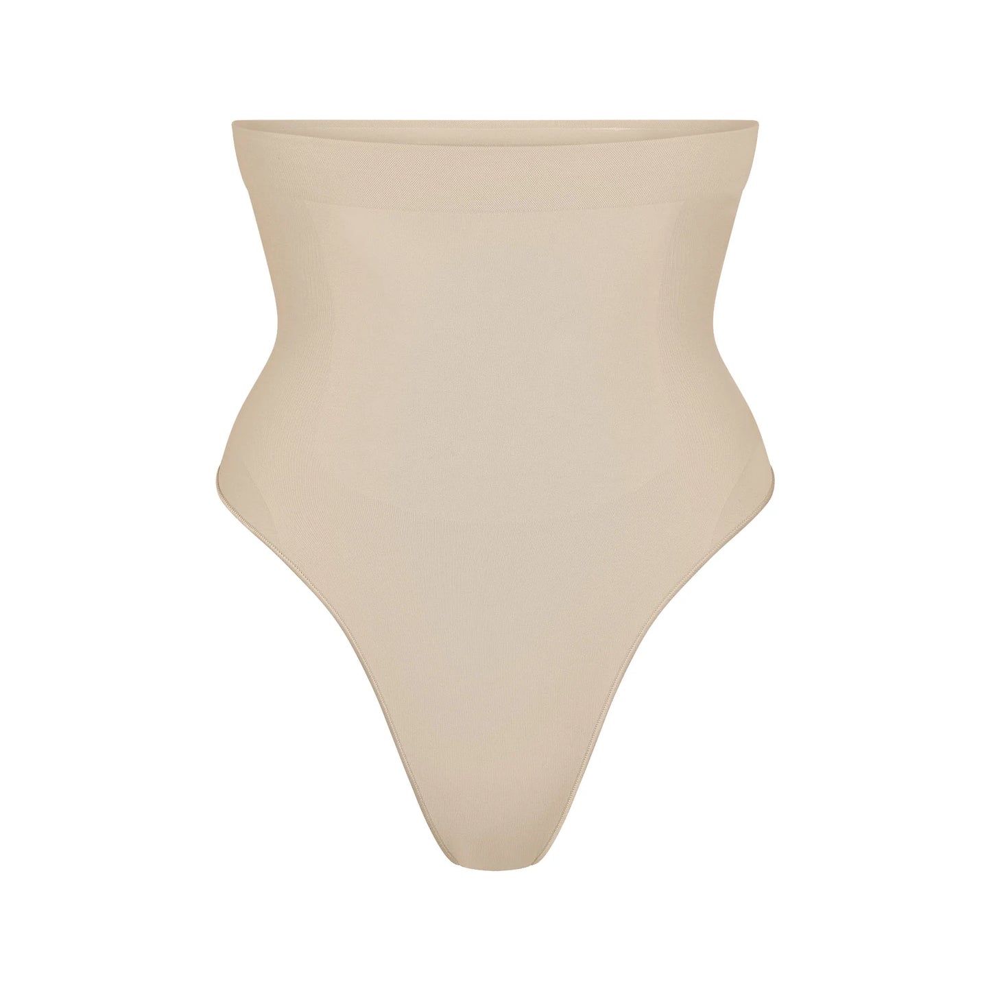SEAMLESS SCULPT HIGH-WAISTED THONG | SAND