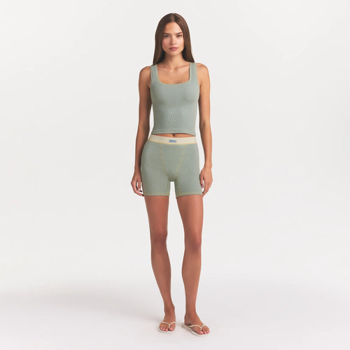 COTTON RIB TANK | MINERAL