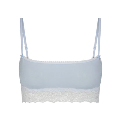 LIGHTWEIGHT COTTON STRAIGHT NECK BRALETTE | AIRSPACE
