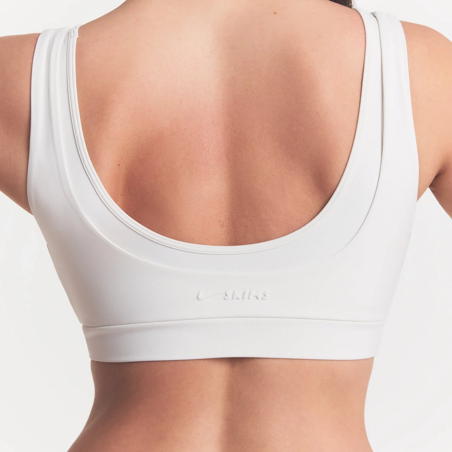 NikeSKIMS MATTE DOUBLE STRAP SCOOP BRA | IVORY