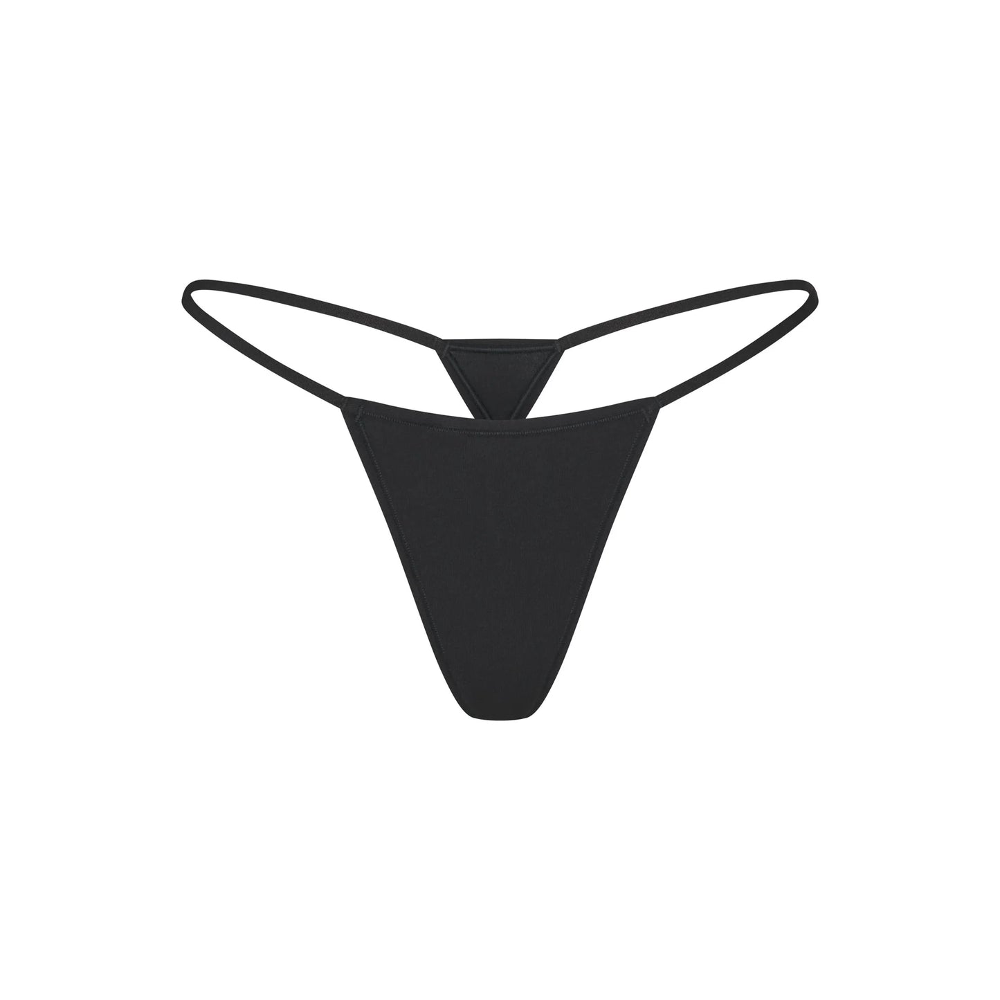 EVERYDAY COTTON STRING THONG | ONYX